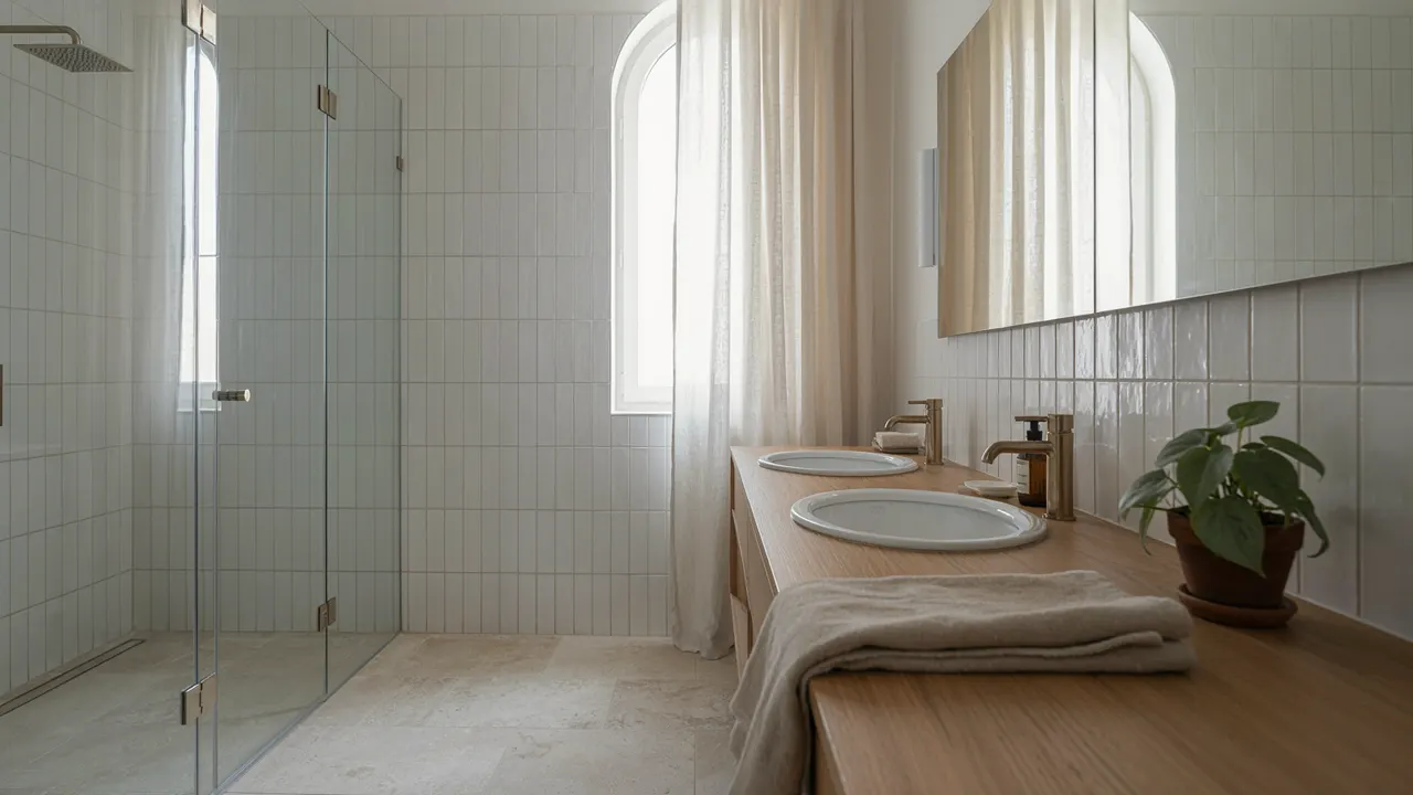 Douche à l'italienne à Issou
