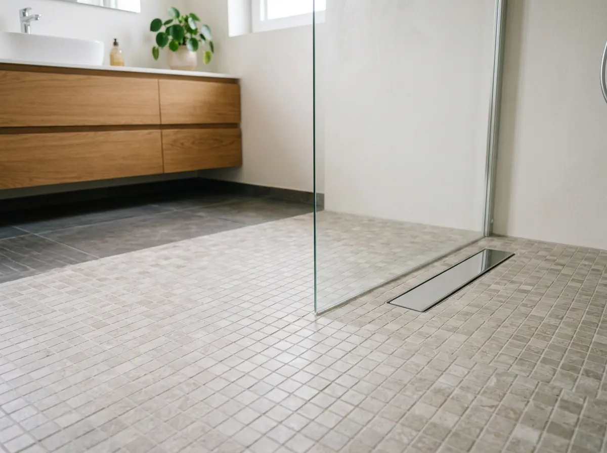 Douche à carreler
